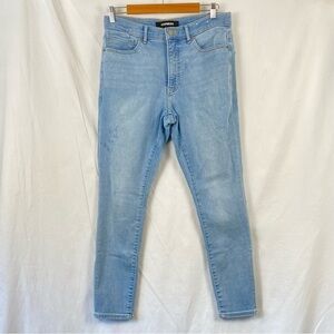 Express Light Blue Women’s High Rise Ankle Legging Skinny Jeans Size 10 Regular